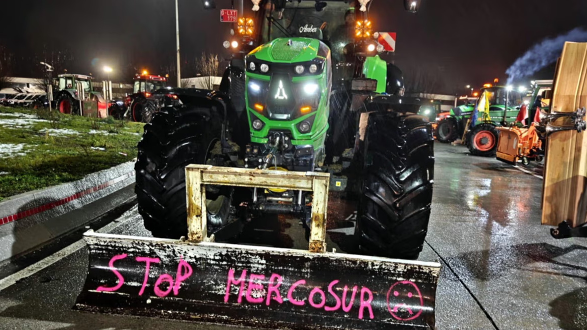 Фермери блокират товарния трафик на летище Остенде заради сделката с Меркосур