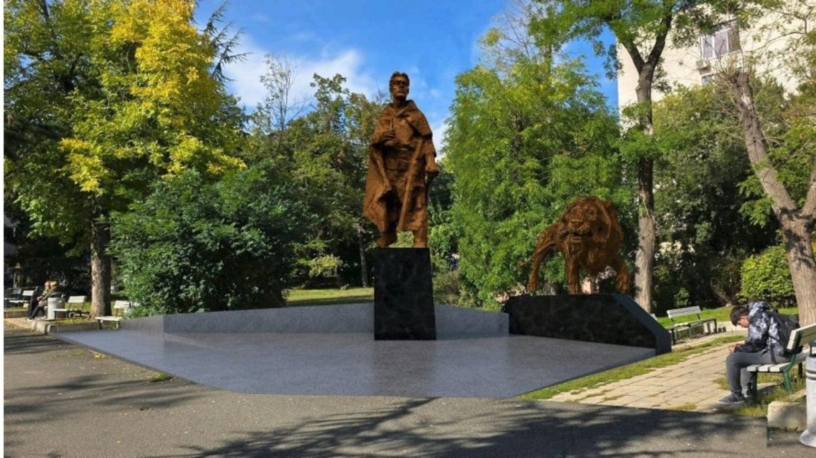 проект на паметник на Васил Левски в Бургас