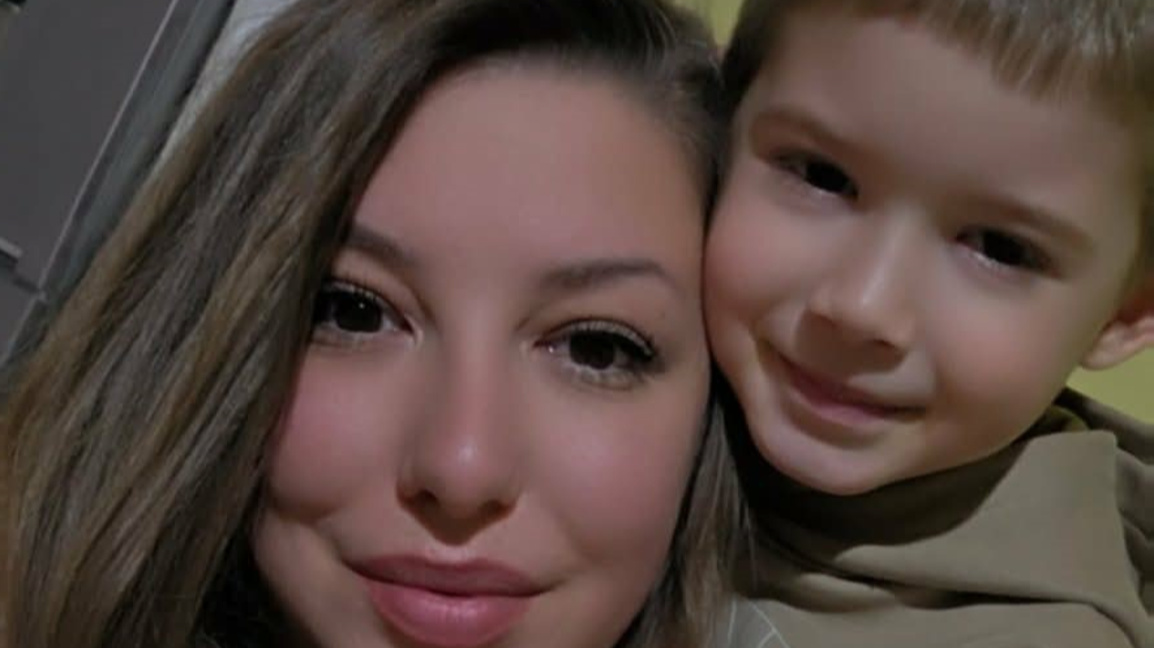 Йорданка Красева и 4-ри годишният Иван