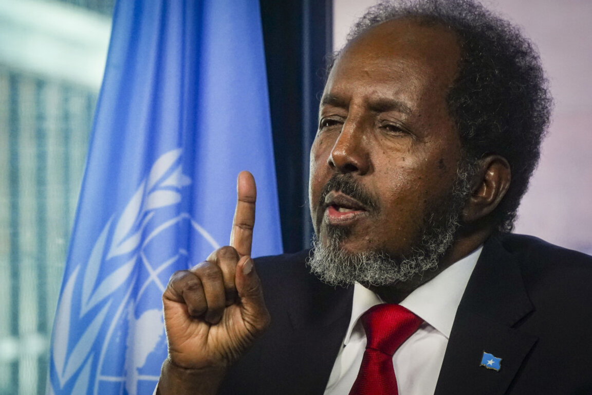 Президентът на Сомалия Хасан Шейх Мохамуд