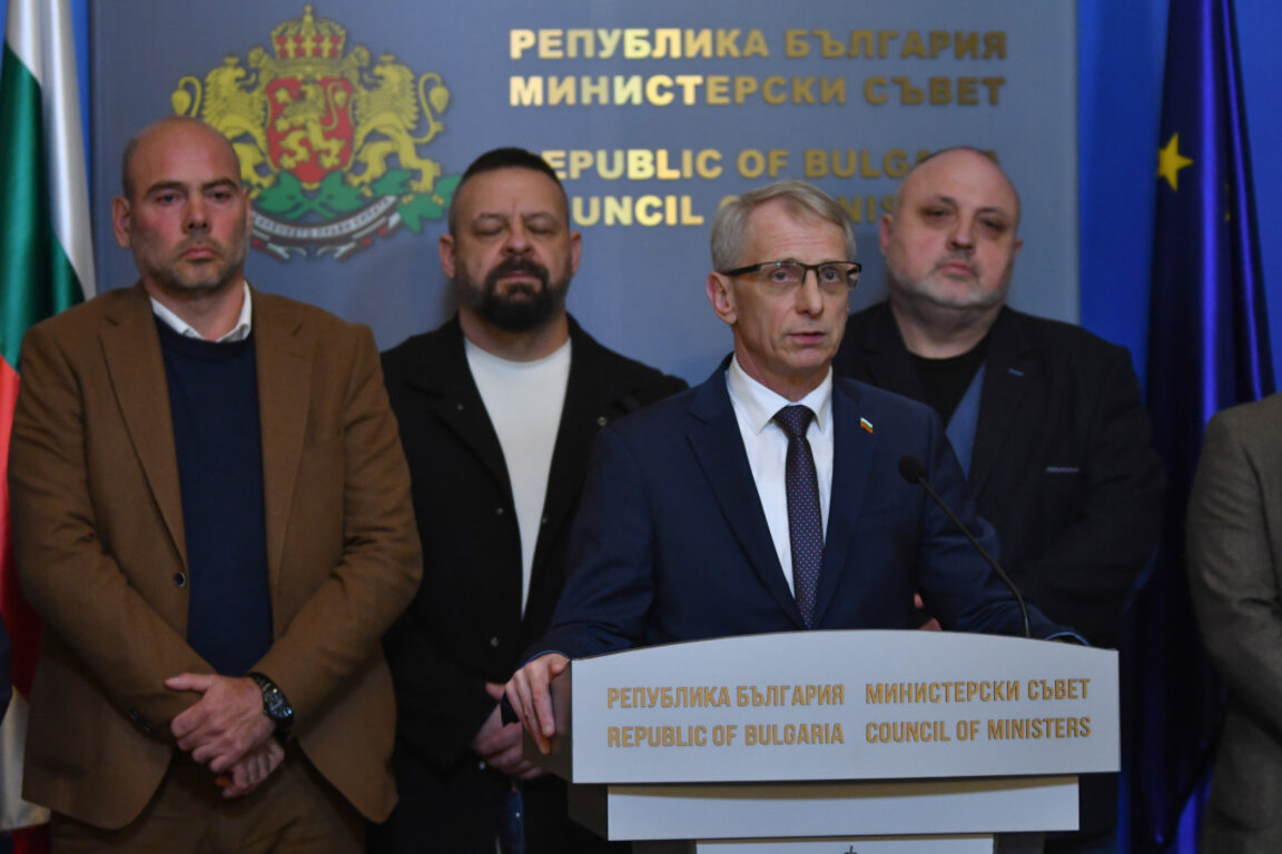 Премиерът Николай Денков прави изявление след срещата с организациите на земеделските производители -  22 януари 2024 г.